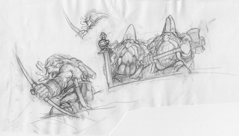 Легкие рисунки в стиле ГОБЛИНКОР