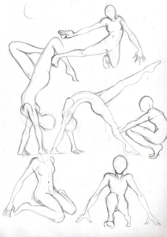 Позы для рисования
