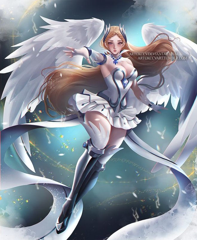 Одетта арты mobile Legends