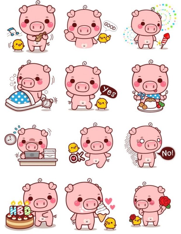 Милые Стикеры для распечатки