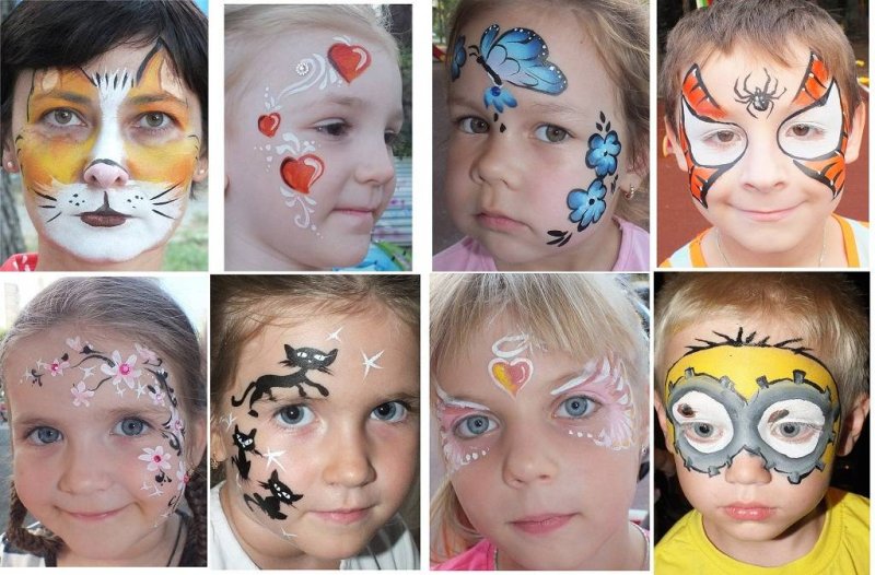 Детский аквагрим для лица