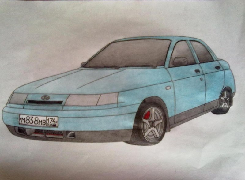 ВАЗ 2110 Blueprint