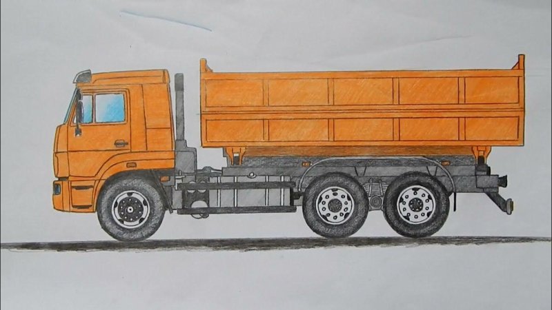 КАМАЗ 65111 самосвал сельхозник
