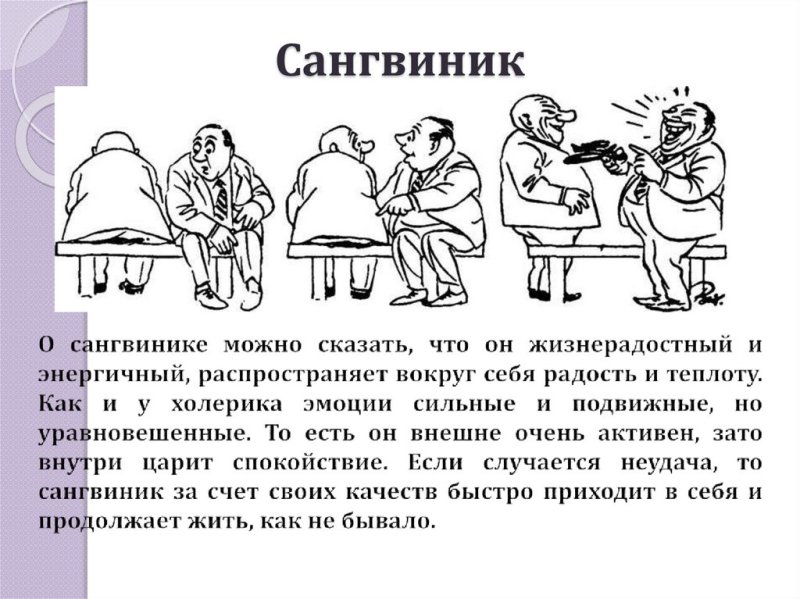 Сангвинический Тип темперамента