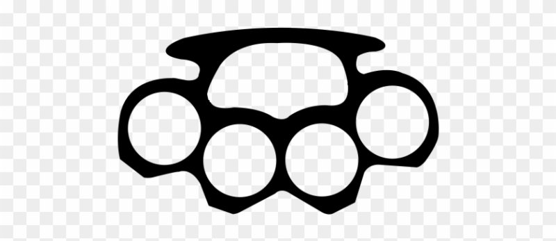 трафарет кастета