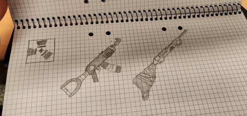 Чертёж калаша раст