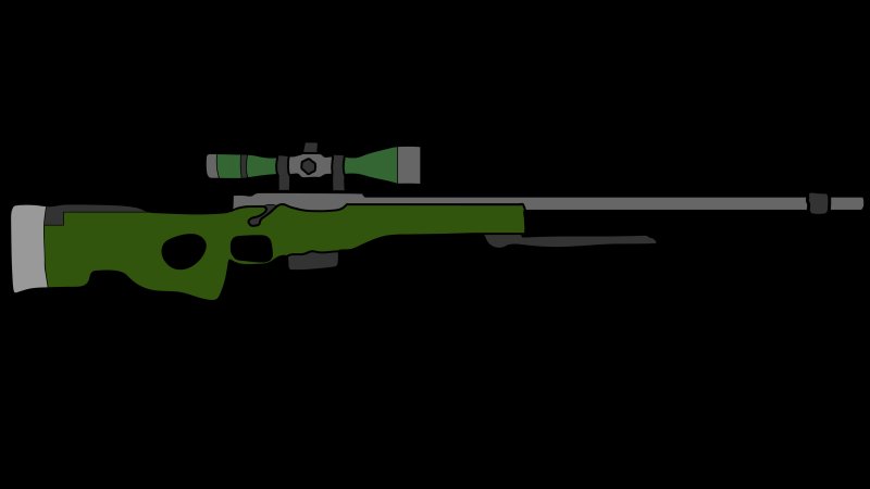 Снайперская винтовка из стандофф 2 AWM