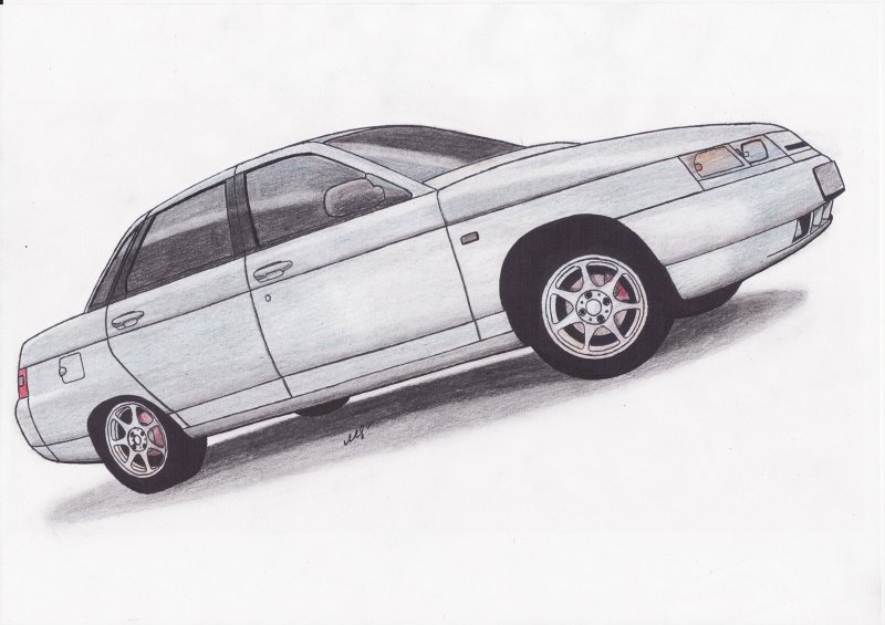 Lada 2110 сбоку