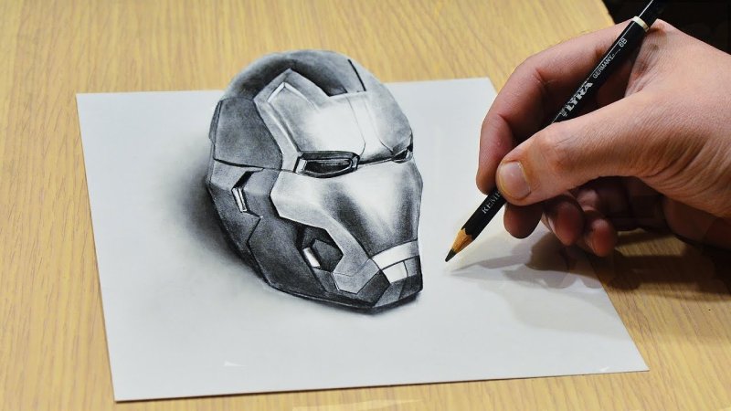 3d рисунки карандашом