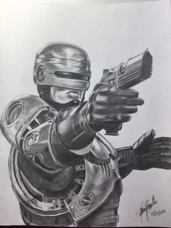 Рисунок робокопа