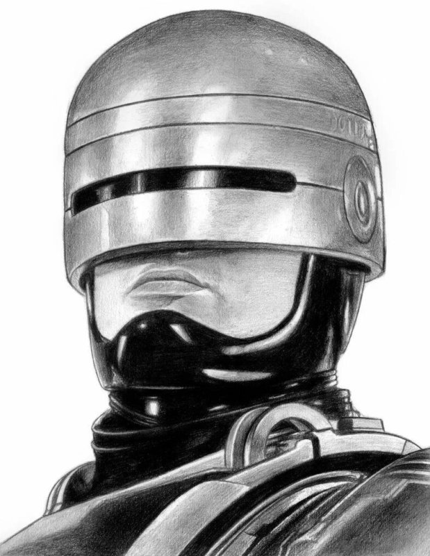 Рисунок робокопа