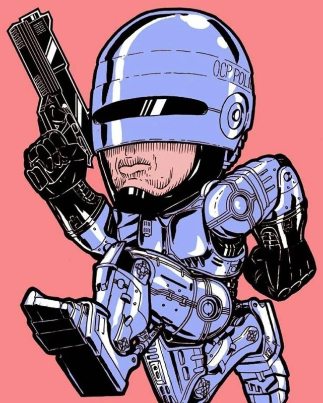 Рисунок робокопа