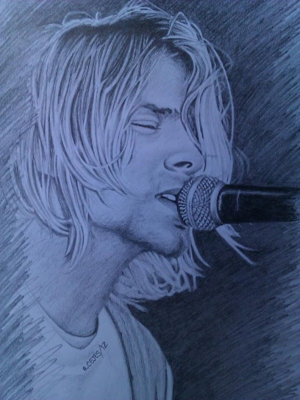 Nirvana Kurt Cobain арт