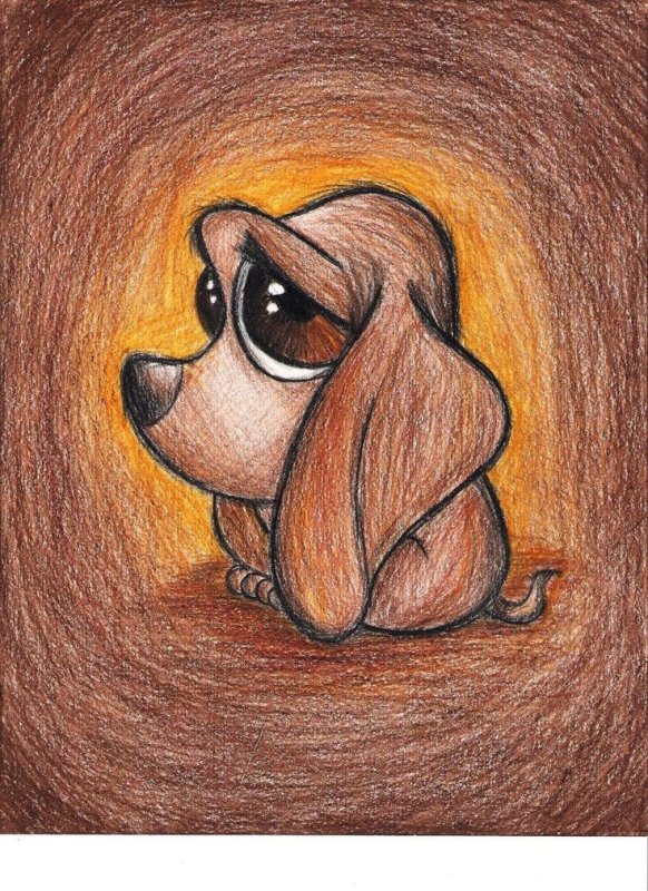 Рисунки животных карандашом