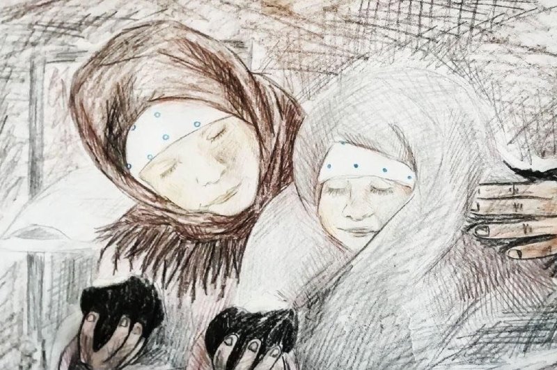 Рисунки блокадных детей