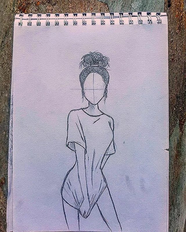 рисунки карандашом для срисовки девушки