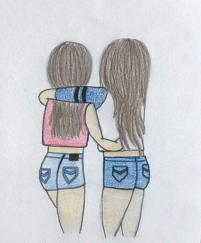 красивые рисунки для подруги