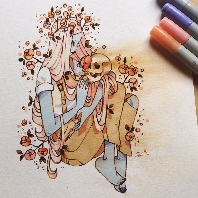 Рисунки фломастерами