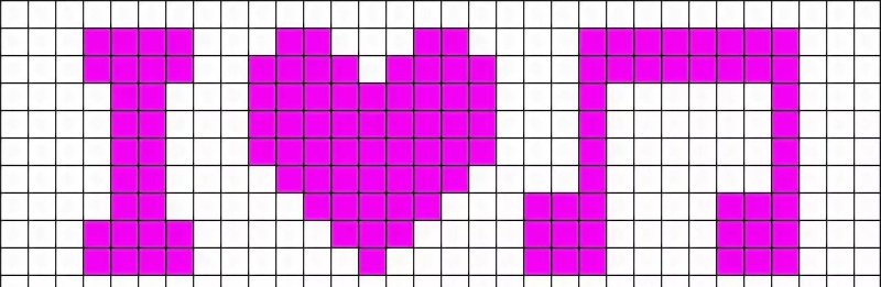 Рисунки в клетку маленькие