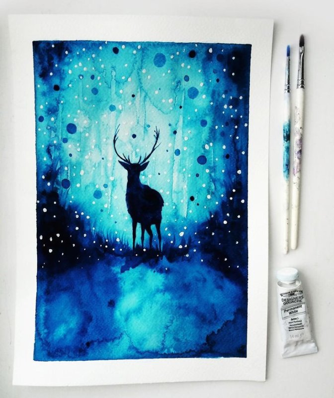 Идеи для рисунков гуашью