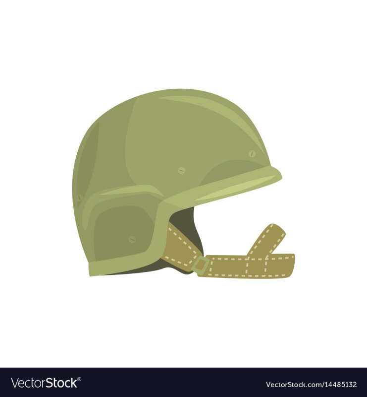 Каска современная военный на белом фоне