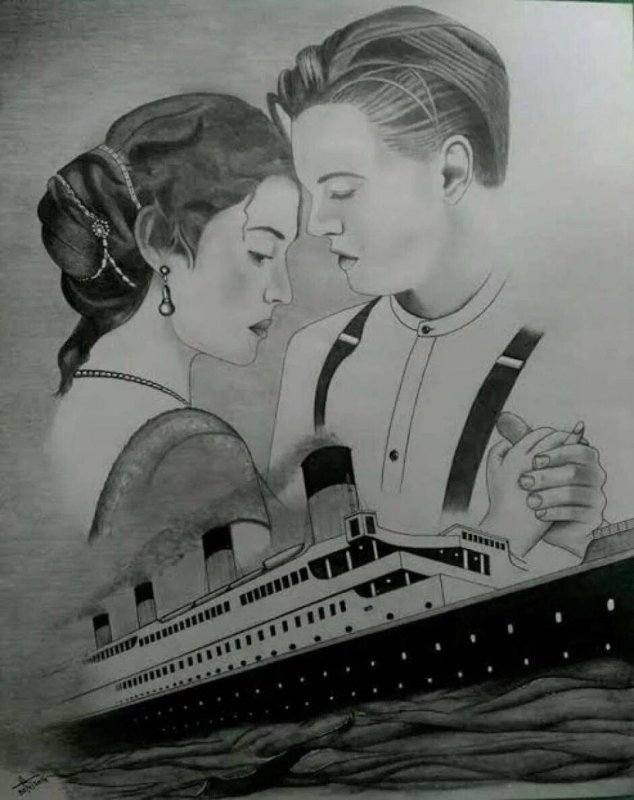 Рисунки Джеймса Кэмерона для Титаника