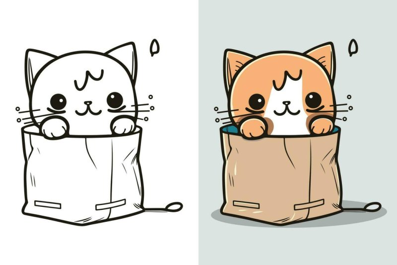 Cartoon Cat арты