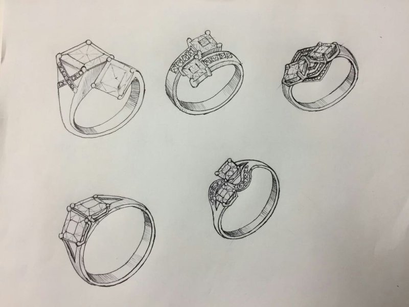 Современные украшения рисунок
