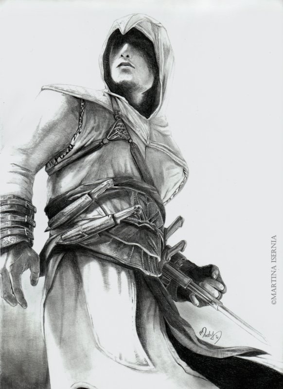Assassins Creed Альтаир без капюшона
