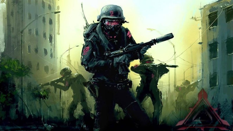 Постапокалипсис военные арт
