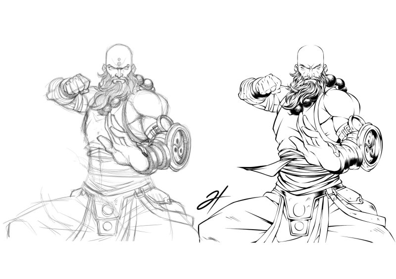 Diablo 3 Monk Art