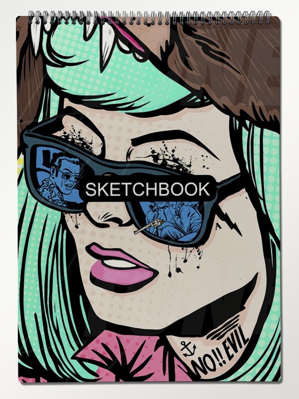 Арты Асинастры в скетчбуке