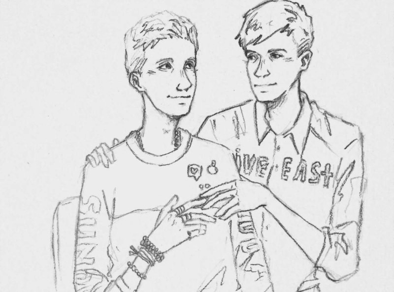 Антон Шастун рисунок