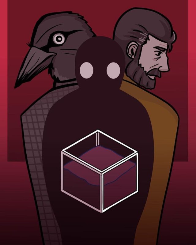 Мистер ворон Rusty Lake человек