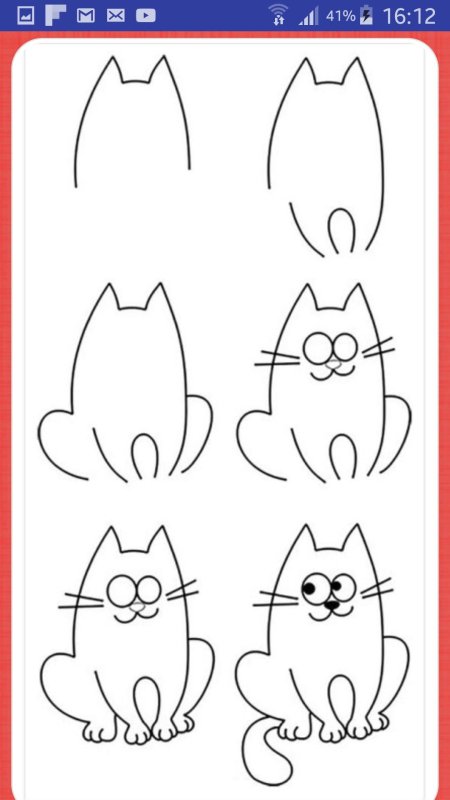 простые рисунки для срисовывания