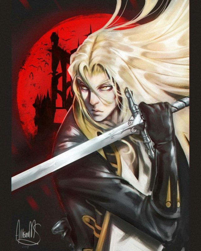 Кастлевания аниме Алукард