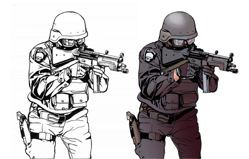 Спецназ рисунок