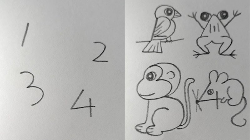 Рисунки из цифр