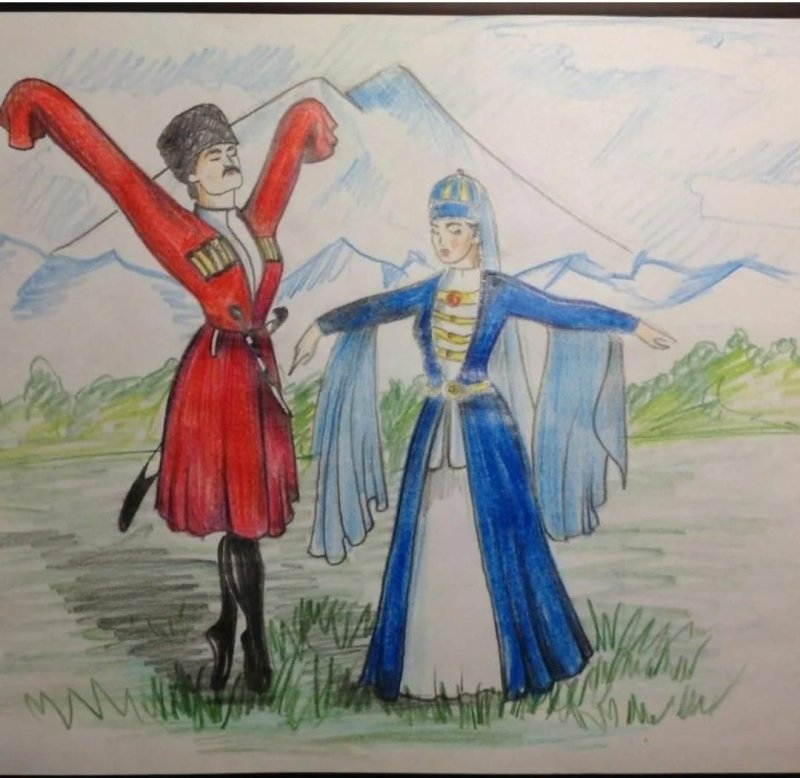 Рисунок на тему Дагестан