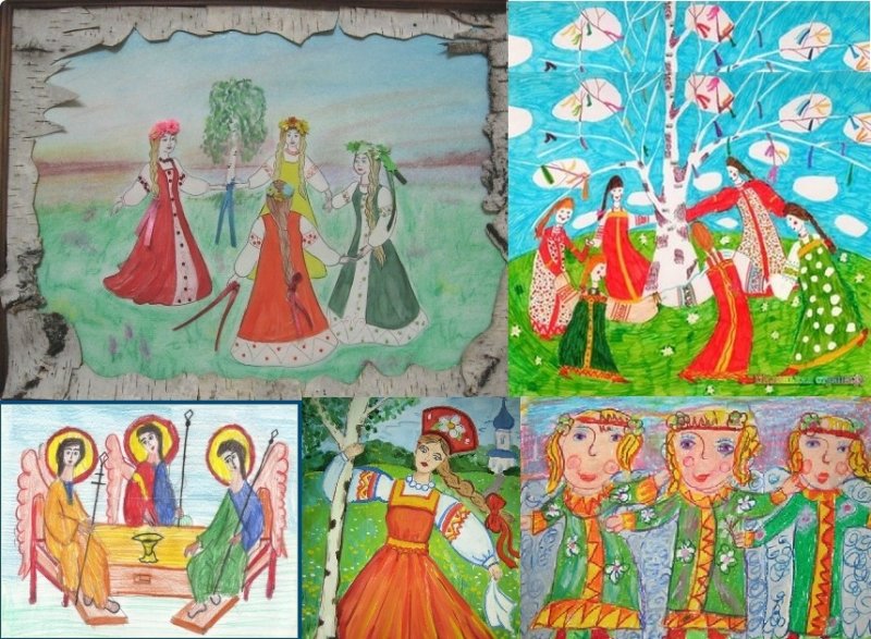 Нарисовать хоровод
