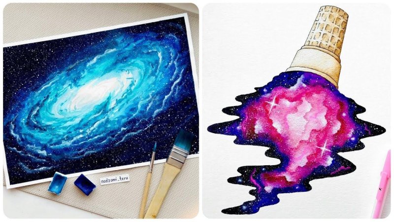 Космические идеи для рисунков