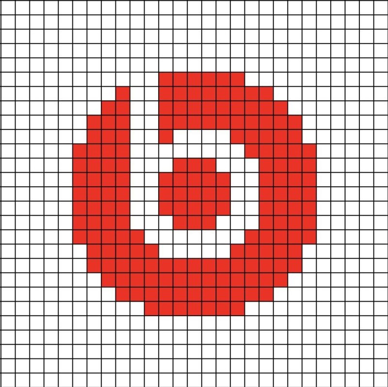 Пиксельное рисование по клеточкам