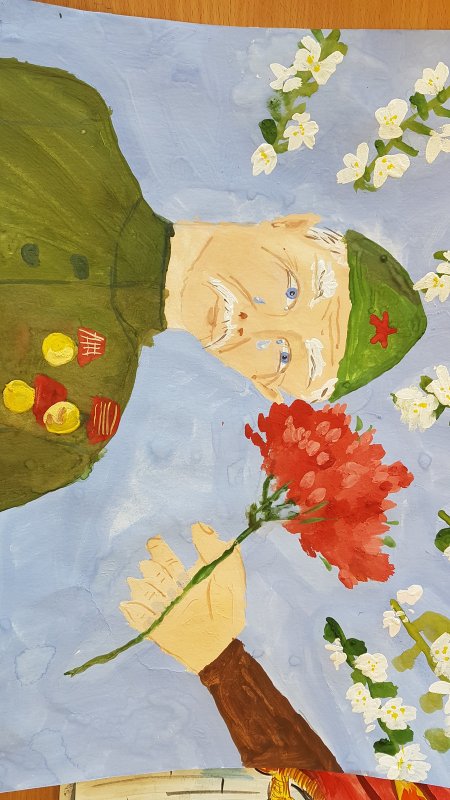 Рисунки ветеранам лёгкие
