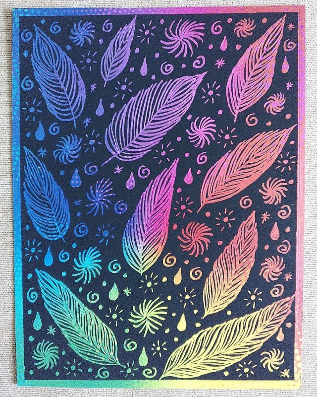 Рисунки на гравюре легкие