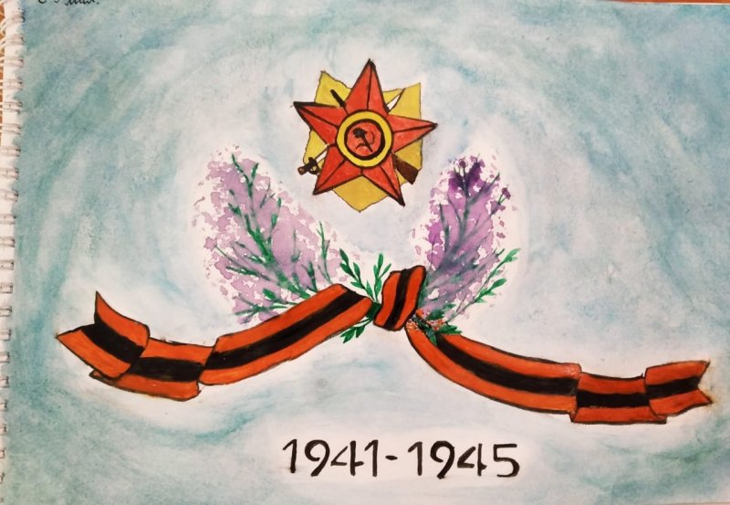 Открытка ветерану рисунок