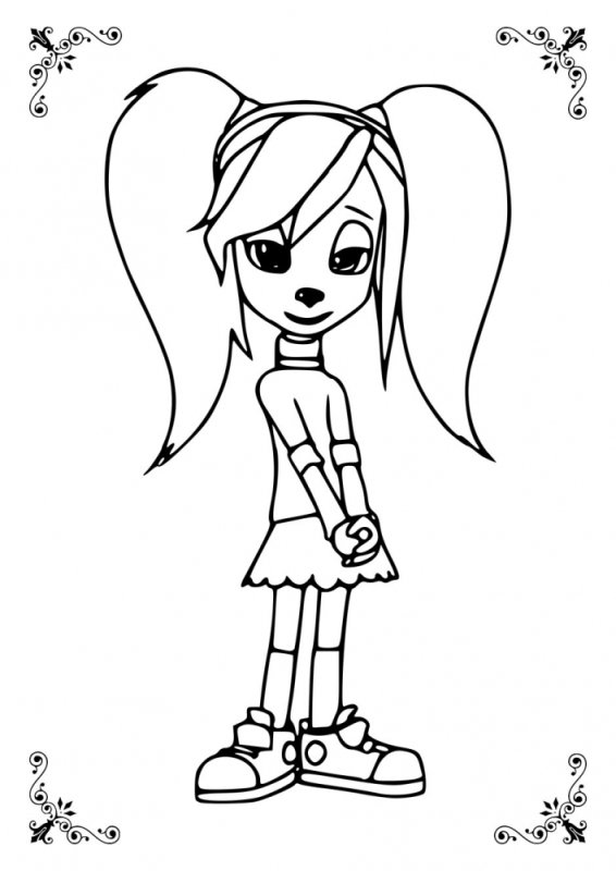 Лиза Барбоскина раскраска