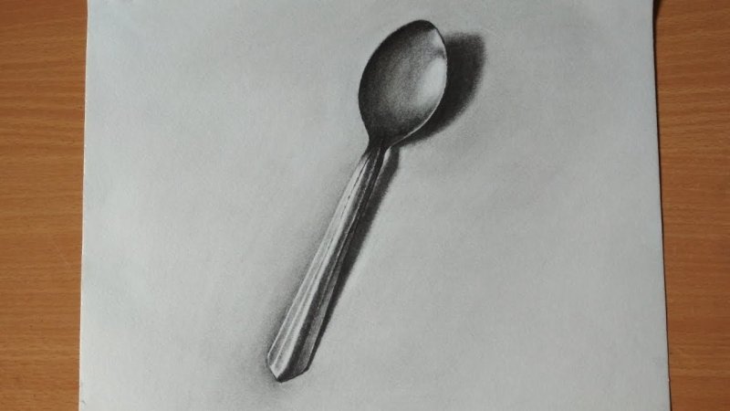 Рисование ложки
