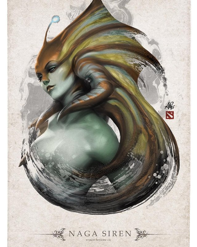 Дота 2 Naga Siren