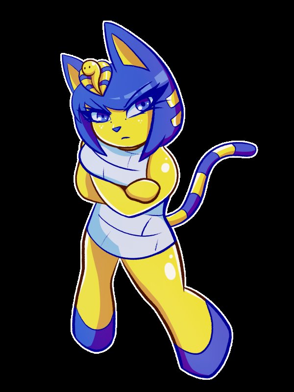 Ankha и собака
