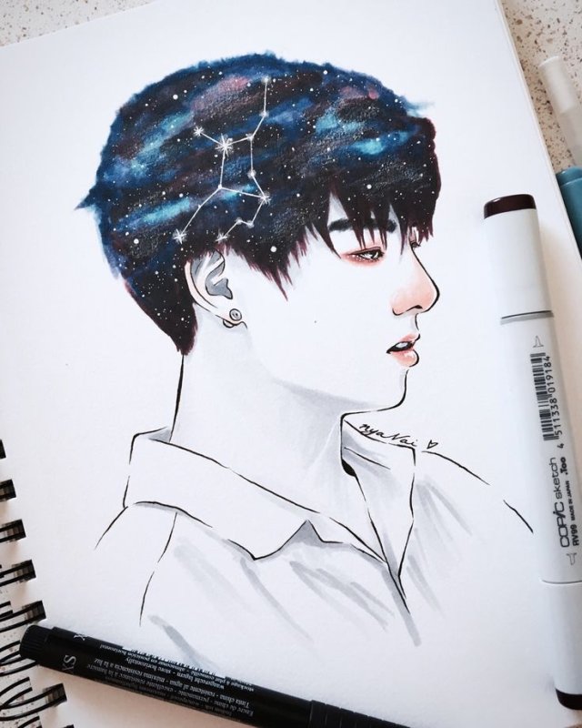 БТС маркерами